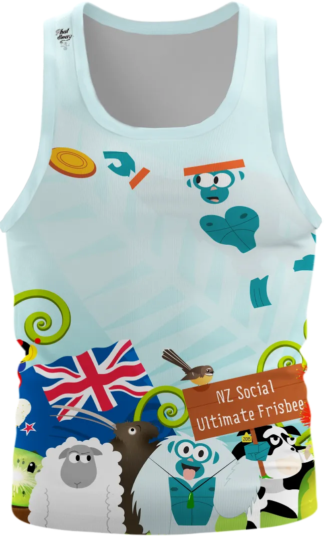 2015 Vol 1 Replica Light Blue Singlet