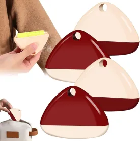 4 Pcs Clothes Lint Roller Life, Portable Lint Roller, Reusable Pet Hair Remover, Washable Mini Sticky Pet Hair Remover for Dog Cat