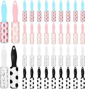40 Pcs Lint Roller Bulk, Travel Size Lint Roller Mini Lints Rollers for Pet Hair Extra Sticky Small Rollers Removers Sticky Removing Tool for Pet Hair and Clothes Removal, Travel, Furniture, Car Seat