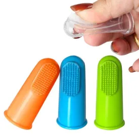 4Pcs Finger Pet Toothbrush Easy Teeth Cleaning and Dental Care