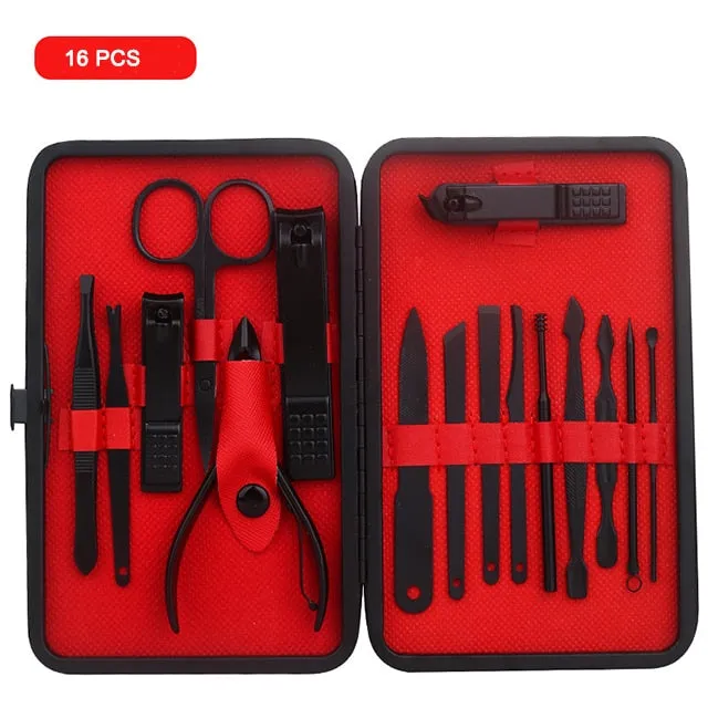 7/10/12/16/18 PCS Scissors Nail Clippers Set