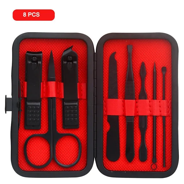 7/10/12/16/18 PCS Scissors Nail Clippers Set