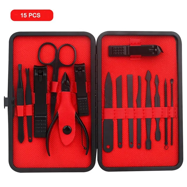 7/10/12/16/18 PCS Scissors Nail Clippers Set