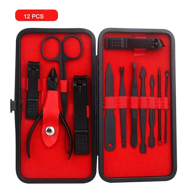 7/10/12/16/18 PCS Scissors Nail Clippers Set