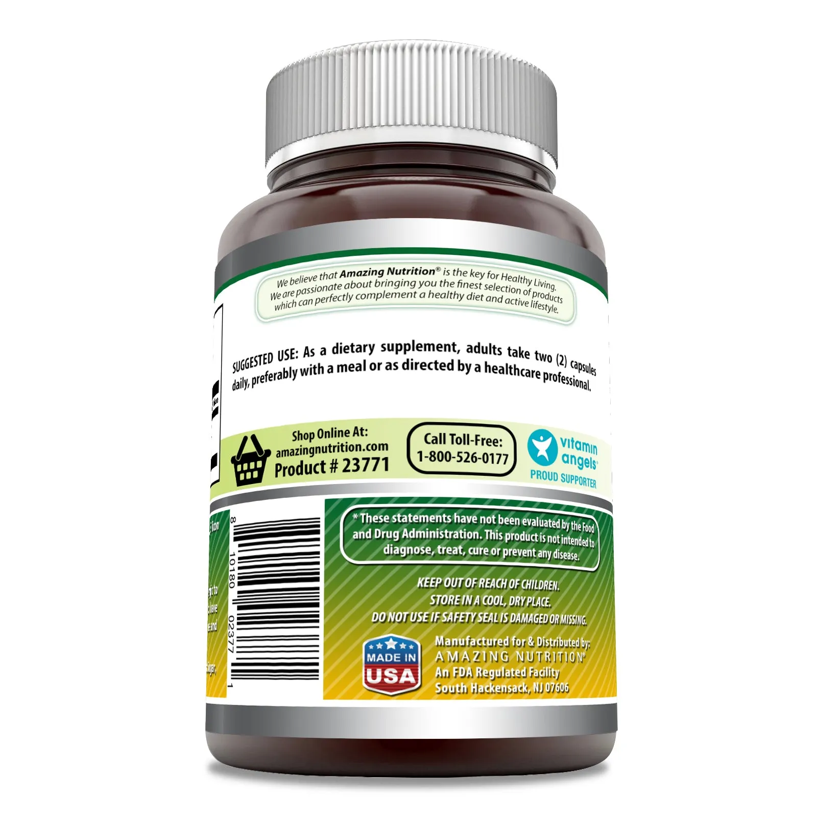 Amazing Formulas Glucosamine Sulfate |  1500 Mg Per Serving | 180 Capsules