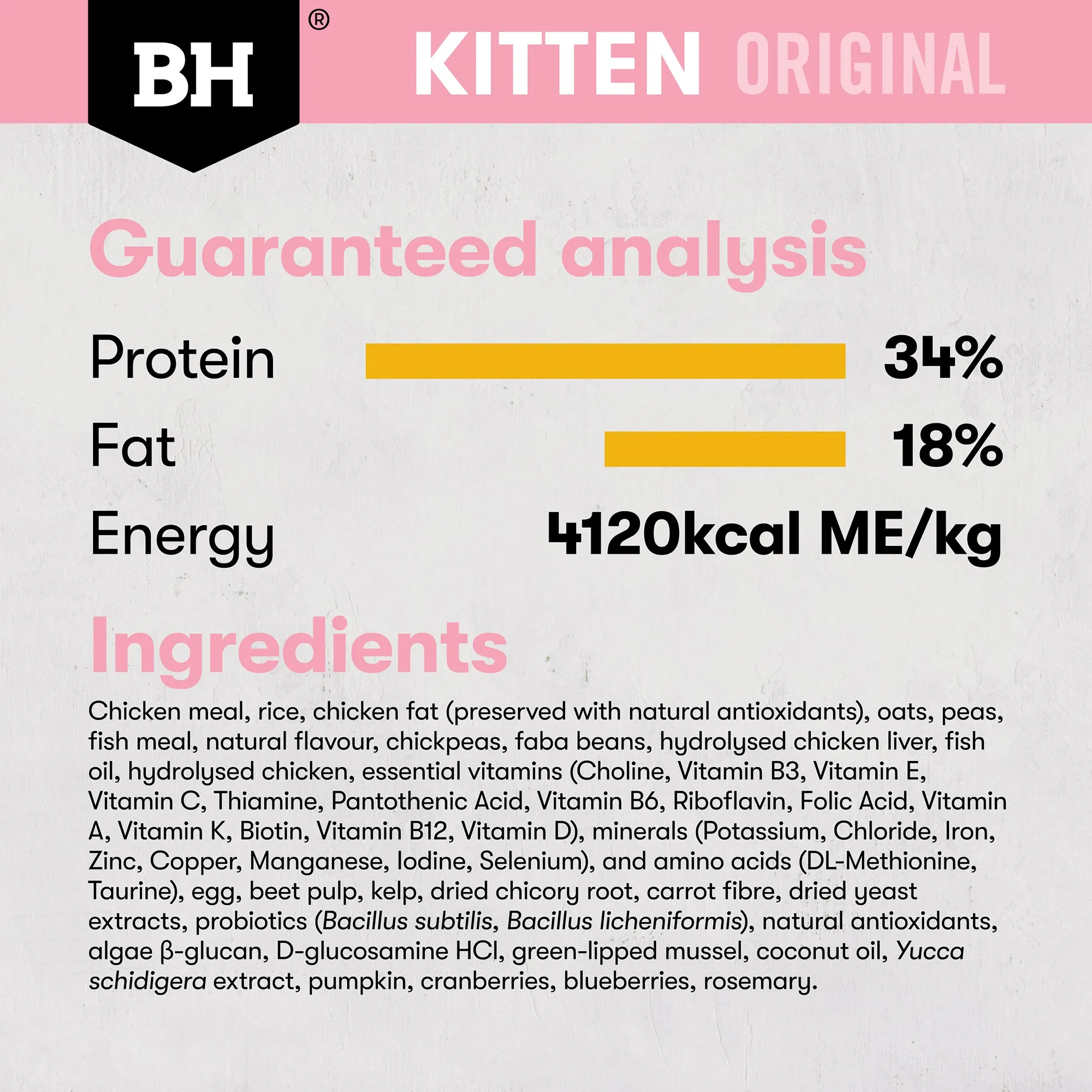 Black Hawk - Original Chicken Kitten Dry Food (4kg)