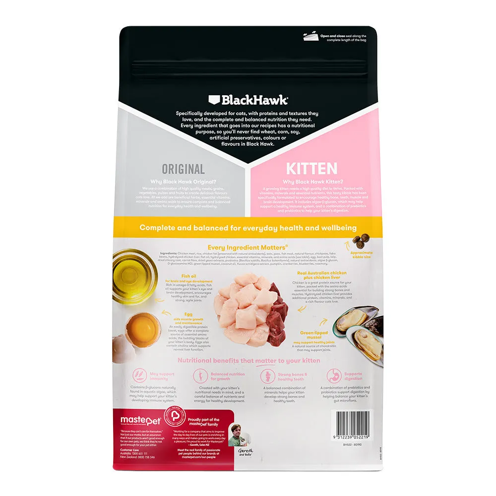 Black Hawk - Original Chicken Kitten Dry Food (4kg)