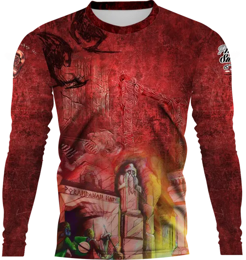 Blue Monkey 2017 Red Long Sleeve