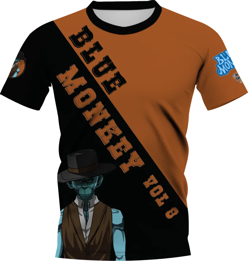Blue Monkey Old West V8 Black/Orange Jersey