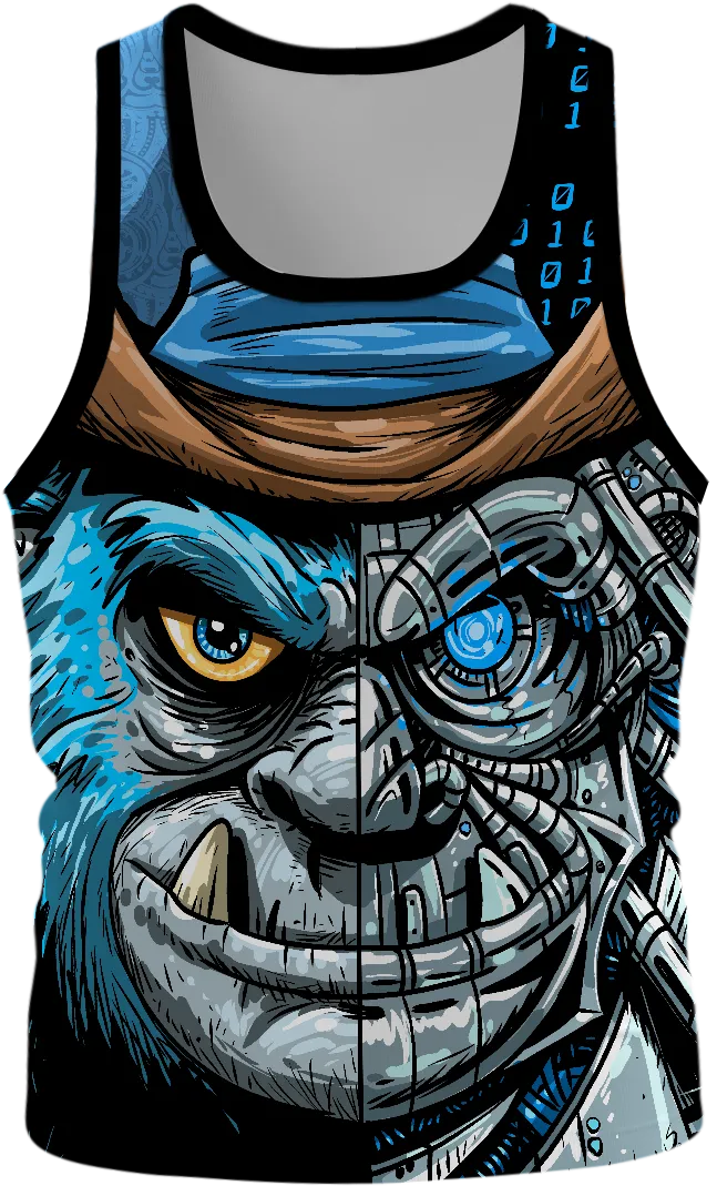 Blue Monkey TX Blue Singlet