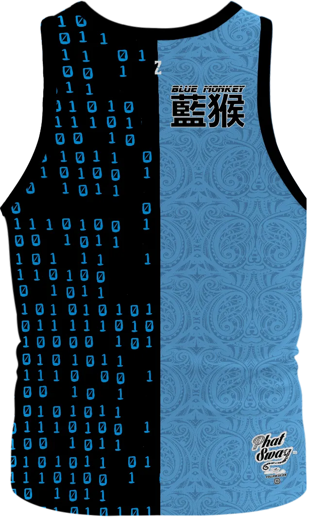 Blue Monkey TX Blue Singlet