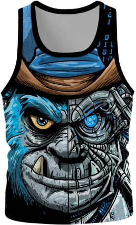 Blue Monkey TX Blue Singlet