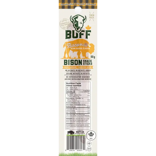 Buff Bison | Snack Sticks