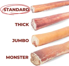 Bully Bunches Premium 6 Inch Standard Odor-Free Bully Sticks for Small to Medium Dogs & Puppies - Long Lasting Chews for Oral Care - All Natural, 100% Beef Dog Treats, Rawhide Free (5 Pack)
