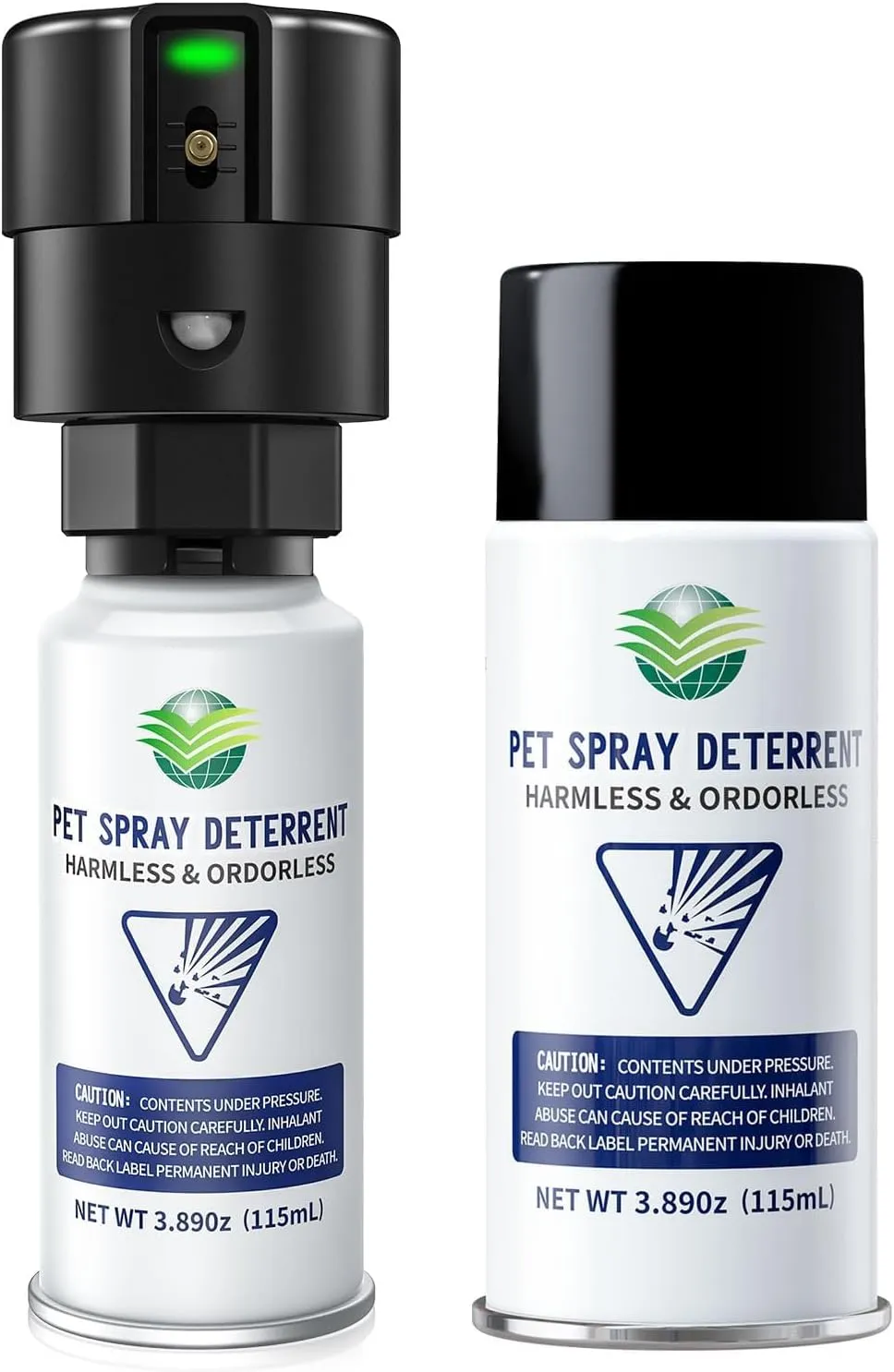 CAT Spray Pet System with 2 Pack Spray, Motion Activated Pet Proofing Repellent for Cats and Dogs, Dog & Cat Spray