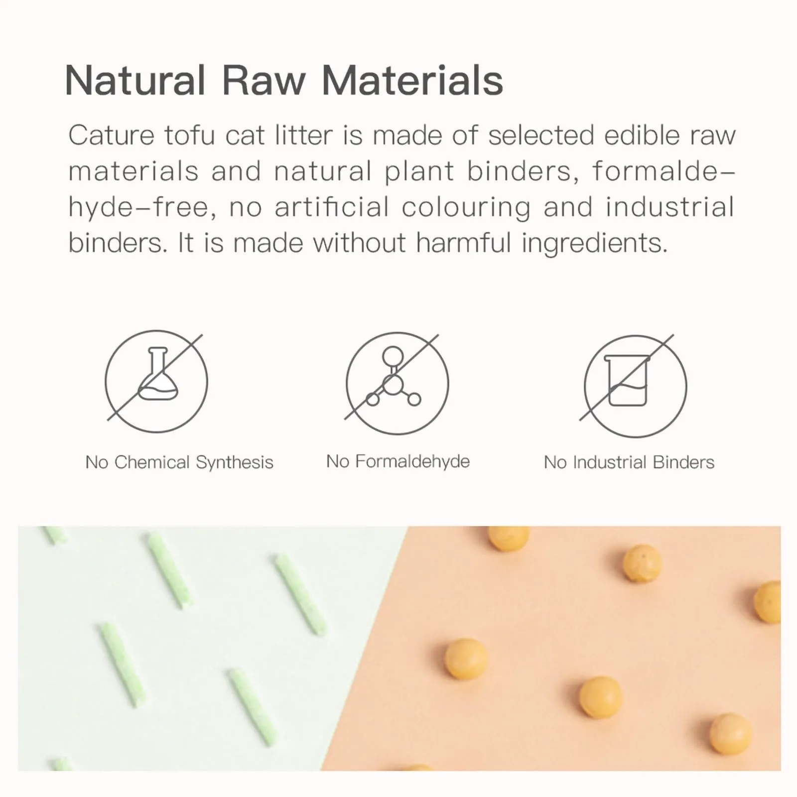 Cature Natural Tofu Clumping Green Tea Cat Litter