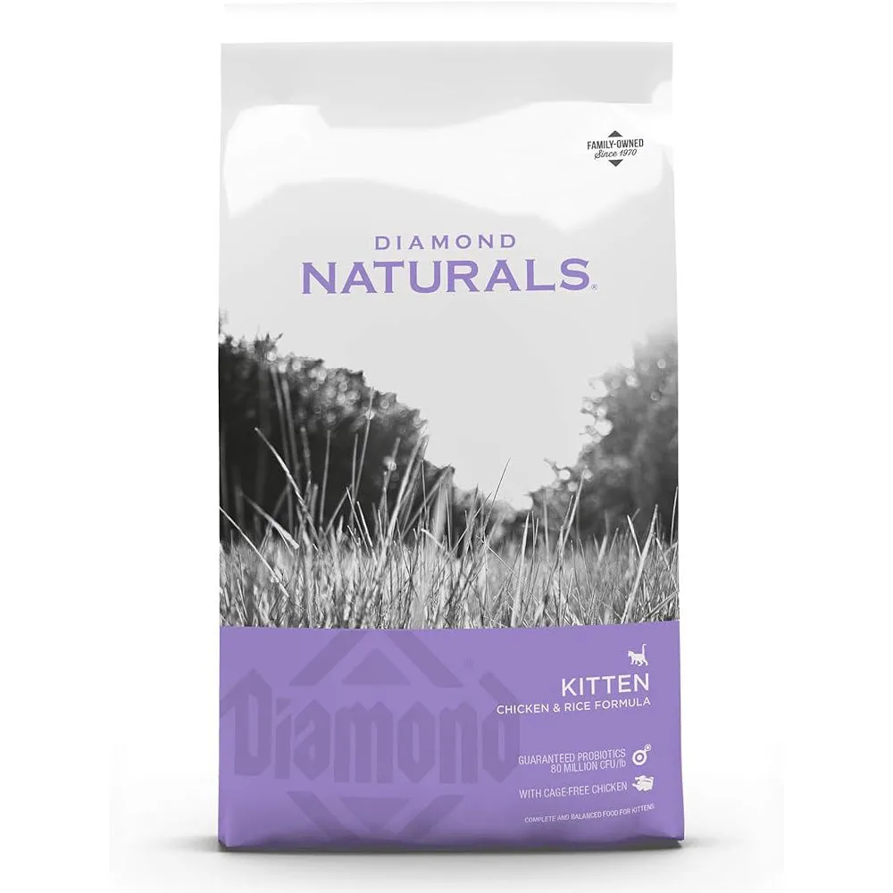 Diamond Chicken & Rice Kitten Dry Cat Food 6lb