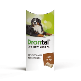 Drontal Dog Tasty Bone XL Wormer 2-Pack