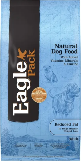 Eagle Pack Natural Dry Reduced Fat Dog Food, Pork & Chicken, 30-Pound Bag