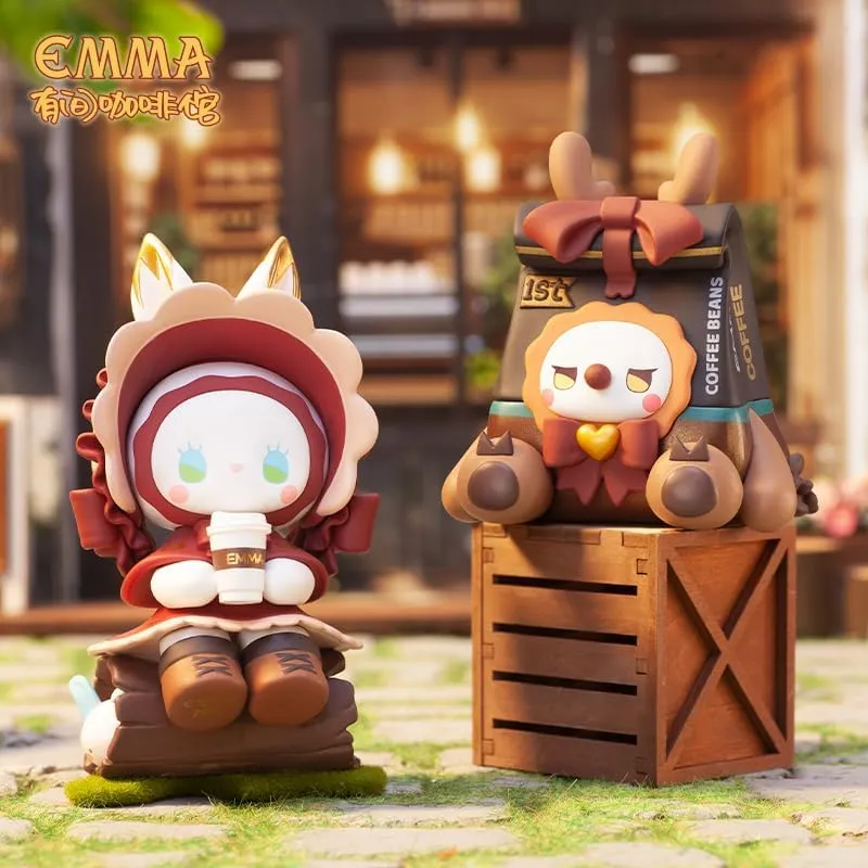 Emma Blind Box Toy Box Bulk Popular Collectible Random Art Toy Bags Cute Figure Creative Gift Boxes Surprise Desktop Decroration for Christmas Birthday Party Holiday Coffee Shop Series
