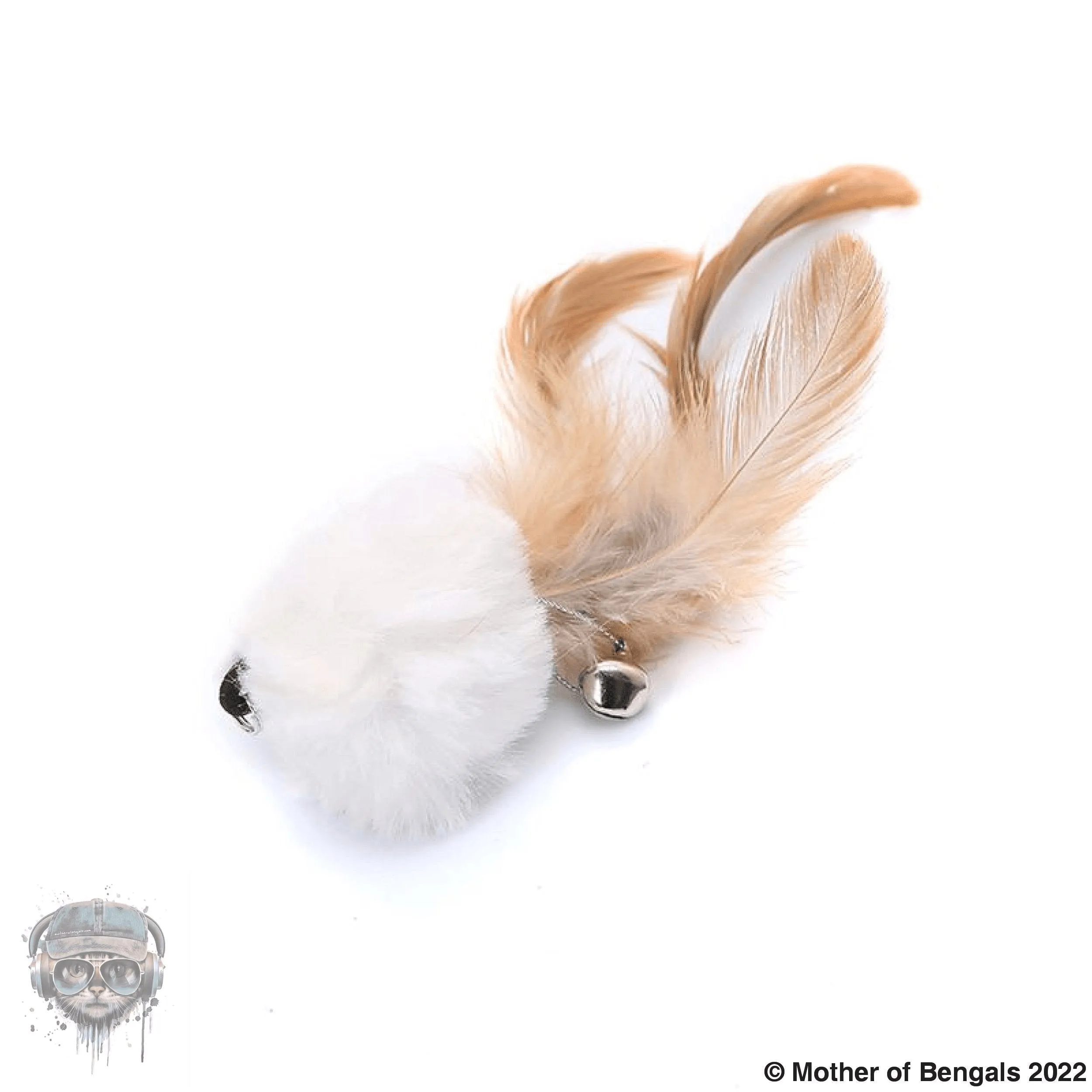FurPrize!  Snow Ball Feather Wand Refill