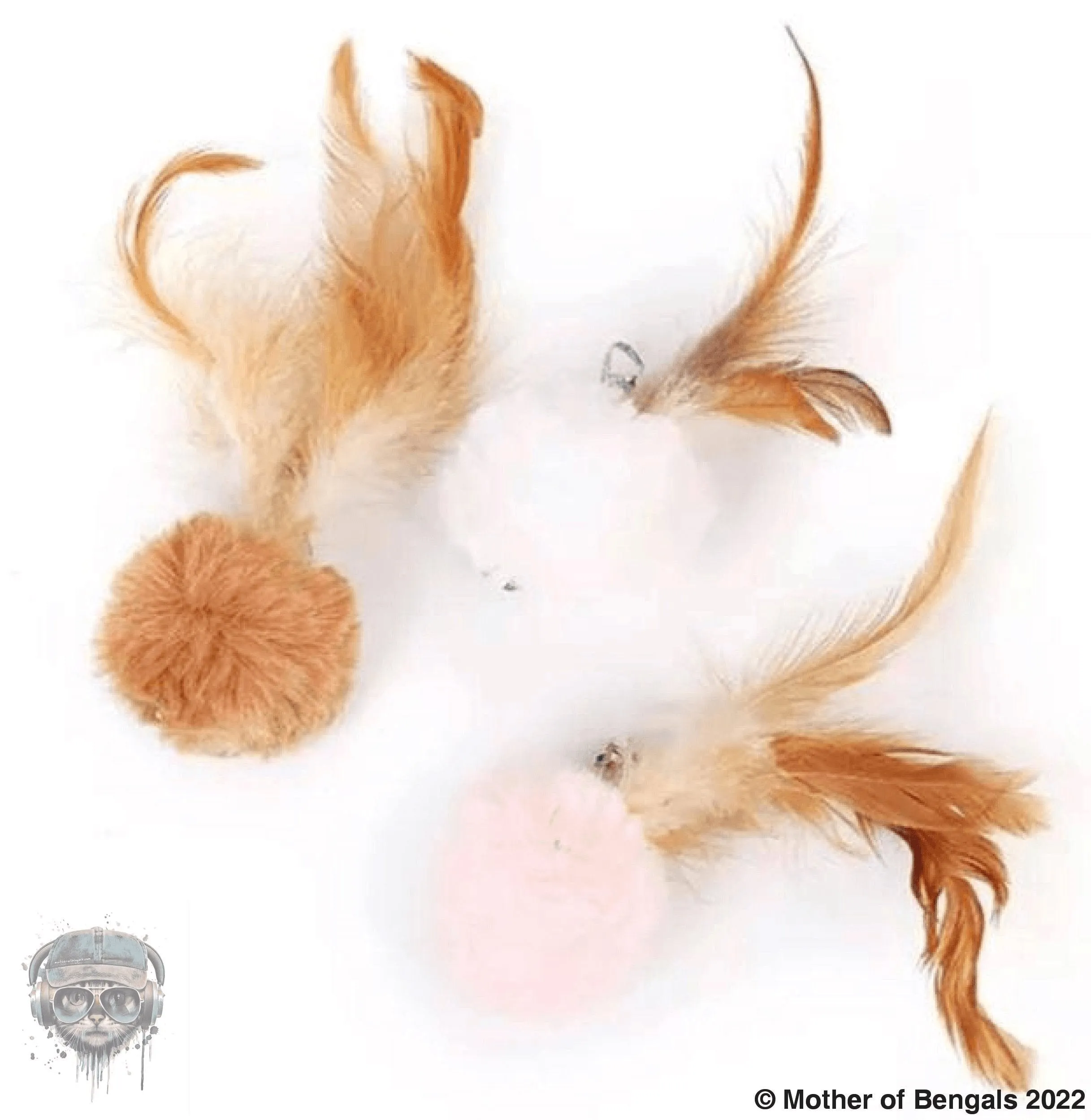 FurPrize!  Snow Ball Feather Wand Refill