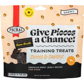 Give Pieces a Chance Jerky Treats for Dogs <br> Beef Recipe