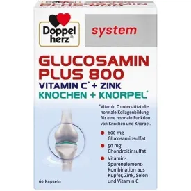 Glucosamine Plus 800, vitamin C, zinc, copper, selenium, glucosamine, chondroitin sulfate