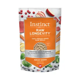 Instinct Raw Longevity Adult Beef Freeze-Dried Dog Food