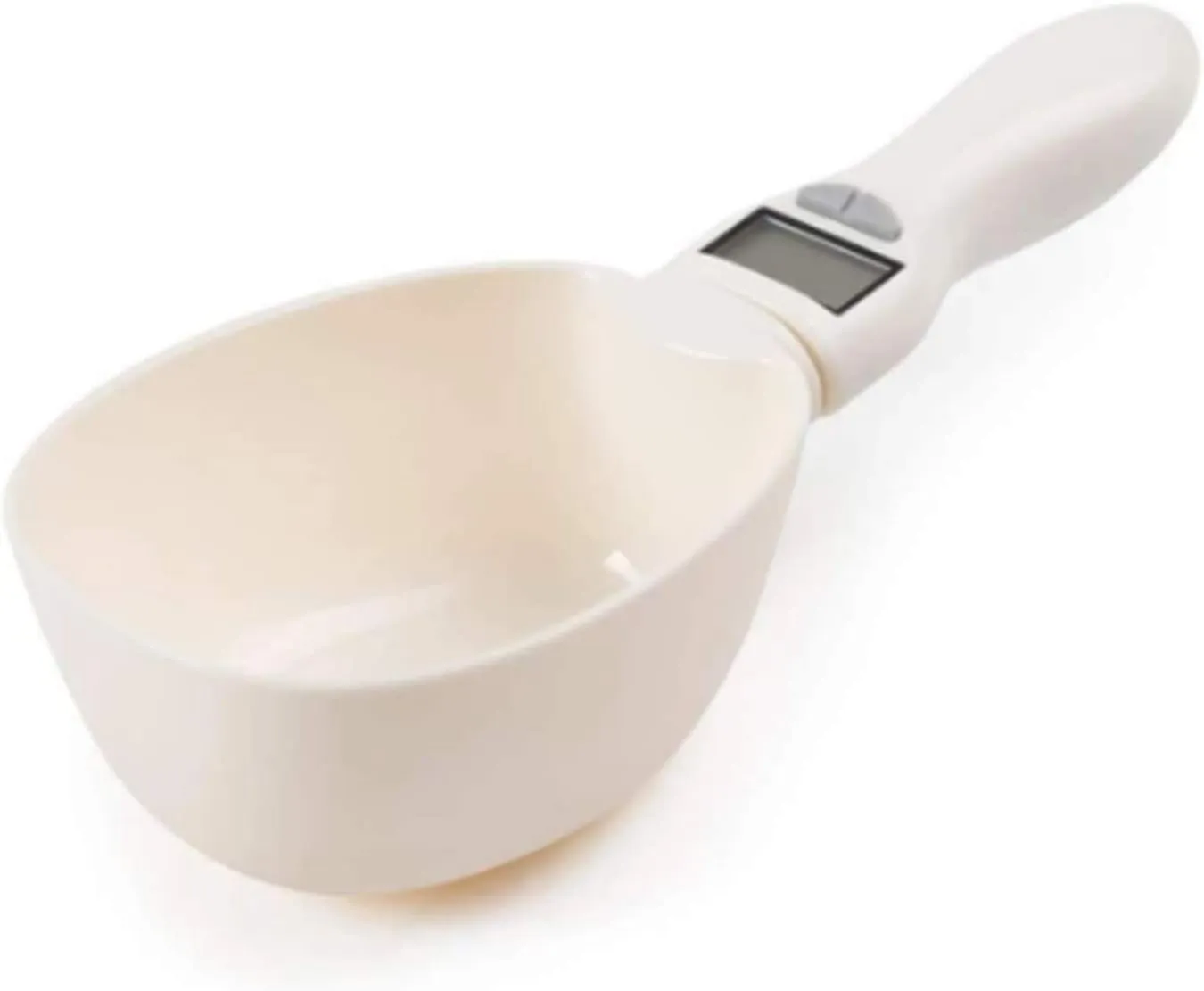 JSEIAJB Pet Food Scale Electronic Measuring Tool for Dog Feeding Bowl Measuring Spoon Kitchen Scale Digital Display