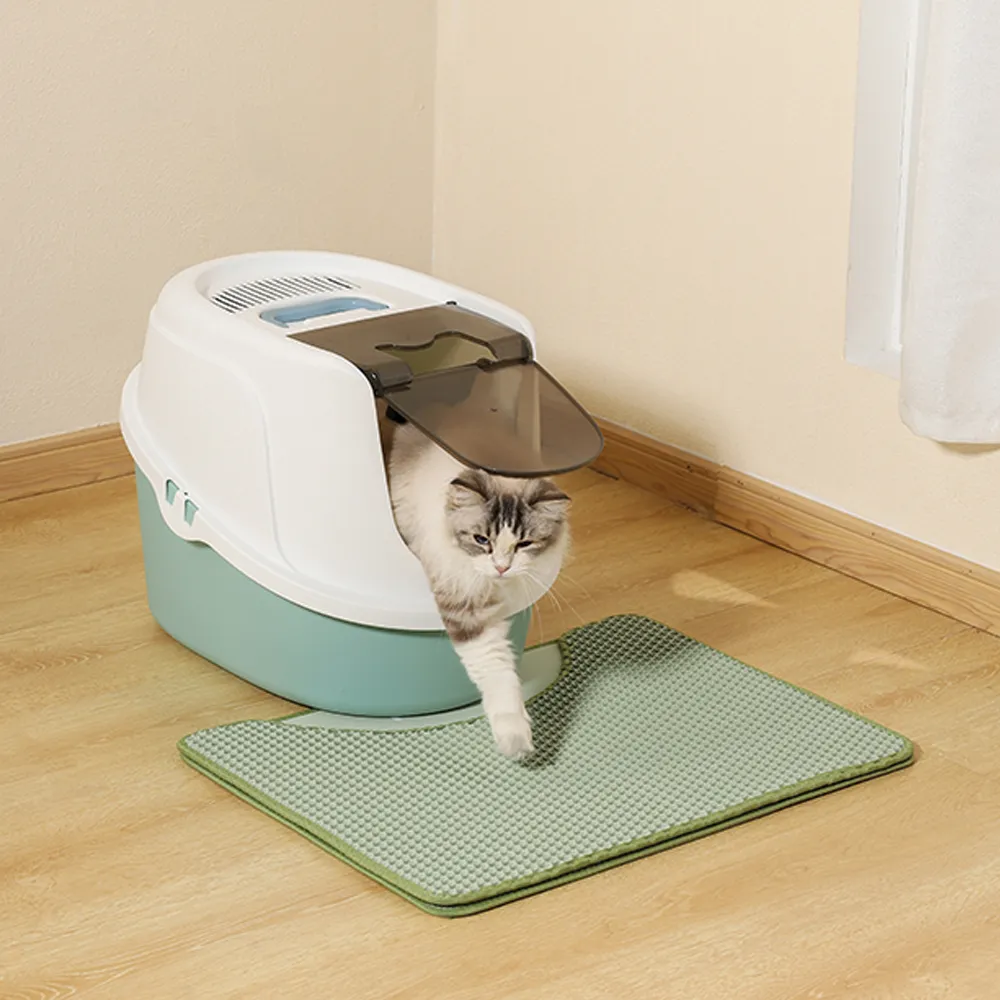 M-PETS Duplex Green Cat Litter Mat
