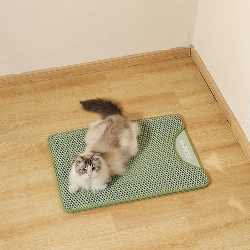 M-PETS Duplex Green Cat Litter Mat
