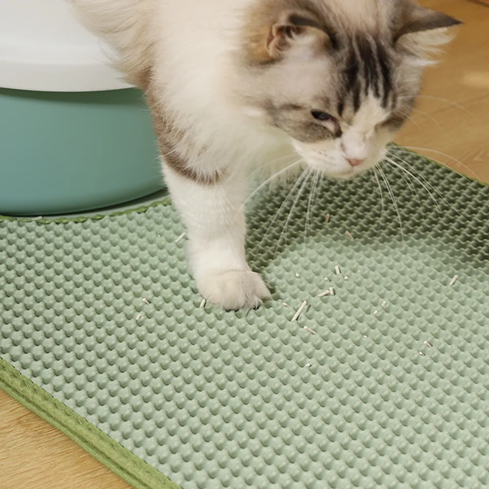 M-PETS Duplex Green Cat Litter Mat