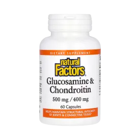 Natural Factors, Glucosamine & Chondroitin, 60 Capsules