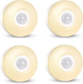 Night Light, Plug in LED Nightlight, 200Lumens Bright Plug-in Motion Sensor Light Indoor, Energy Efficient, Soft Warm Lighting for Home(Warm White 4Pack)