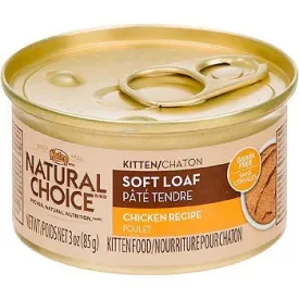 Nutro Natural Choice Kitten Soft Loaf Canned Chicken Recipe 3oz