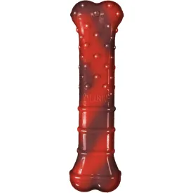Nylabone Beef Flavored Power Chew Textured Bone (Red,Brown)