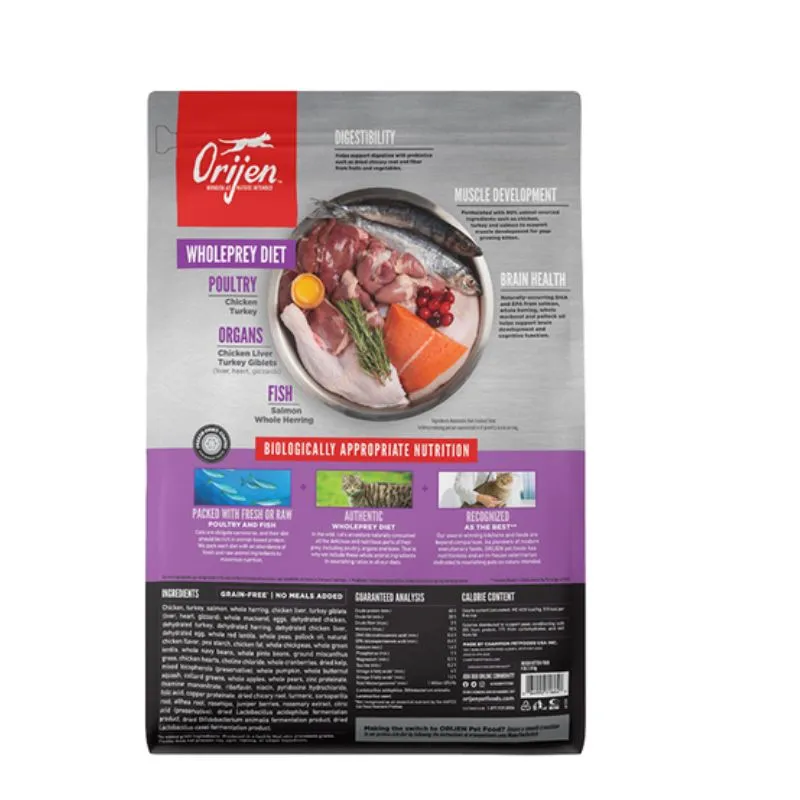 Orijen Grain Free Cat Food - Kitten Formula