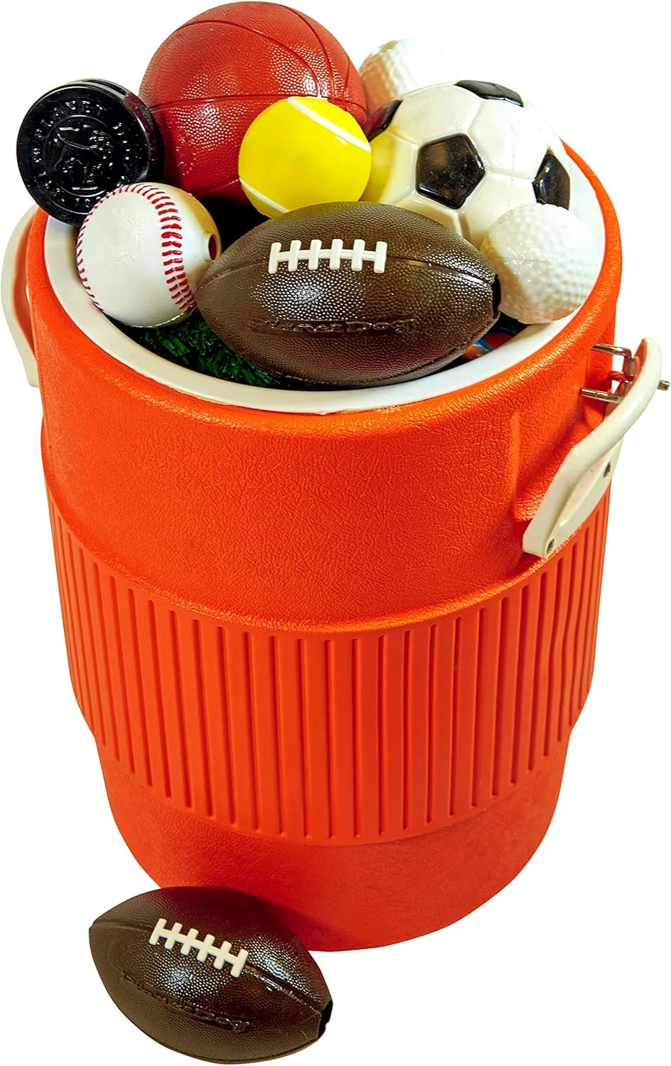 Outward Hound by Planet Dog Sport Ballz Basketball Durable Treat-Dispensing Fetch Ball Dog Toy
