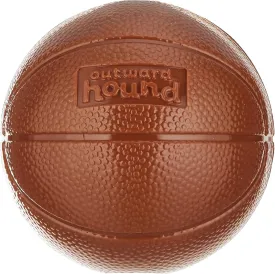 Outward Hound by Planet Dog Sport Ballz Basketball Durable Treat-Dispensing Fetch Ball Dog Toy
