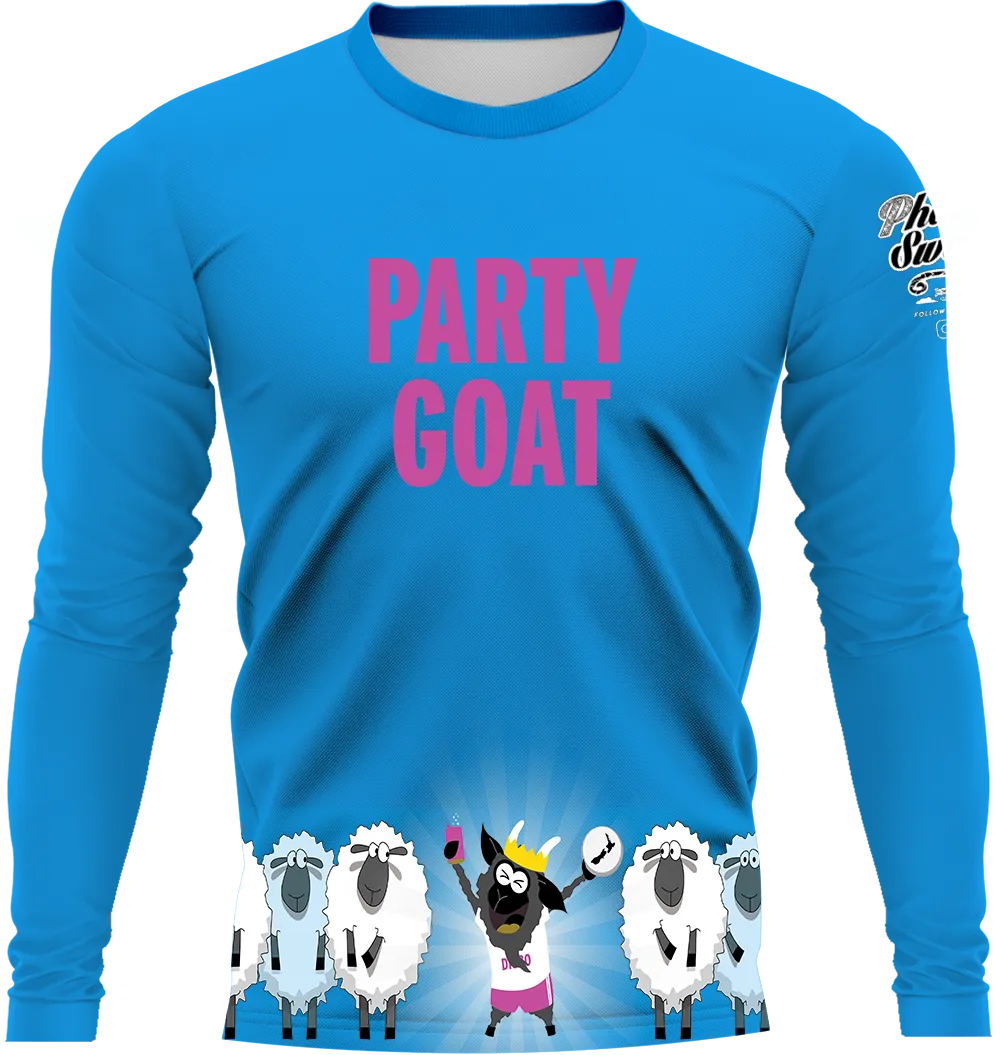 Party Goat Blue Long Sleeve