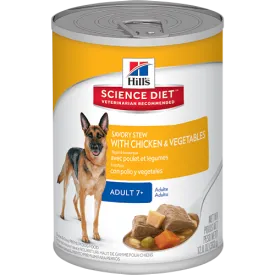 Science Diet Mature Adult Savory Stew with Chicken & Vegetables Wet Dog Food