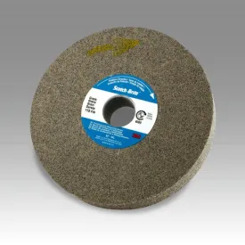 Scotch-Brite™ Light Deburring Wheel, 6 in x 1 in x 1 in 6S FIN, 3 per case