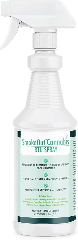 SmokeOut - Commercial Strength Odor Eliminator - Neutralizer, Deodorizer, Odor Remover (32 ounce)