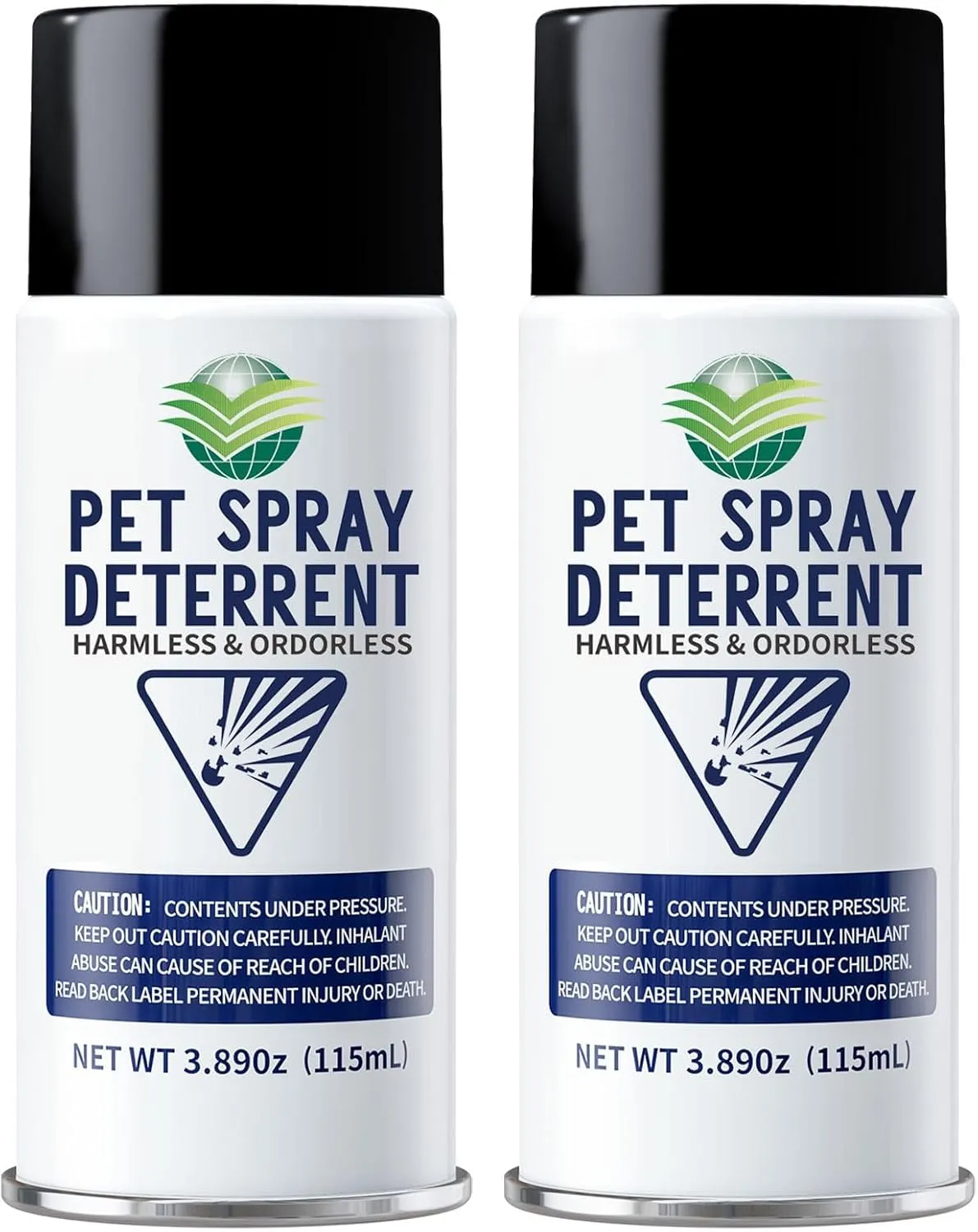 Spray Deterrent Device Refill for Motion Activated Cat Deterrent System - Safe Dog & Cat Spray Deterrent for Counters & Trouble Areas - 7.78oz Total 2 Pack