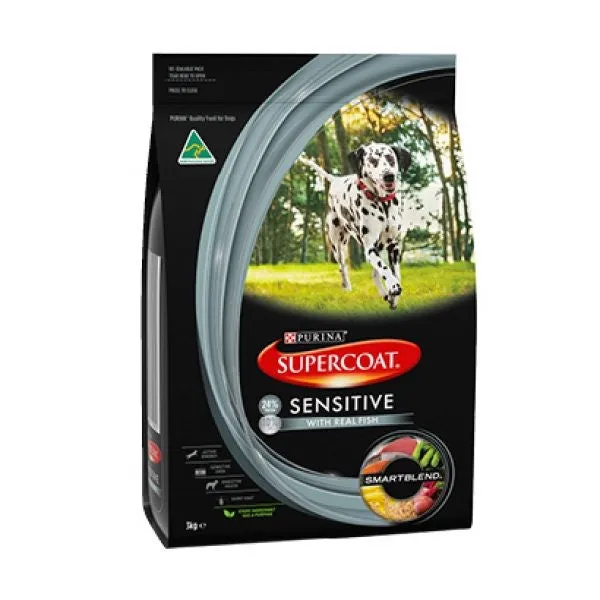 Supercoat Adult Senistive Fish Dry Dog Food 15kg * Store Pick Up Or Local Delivery Only *