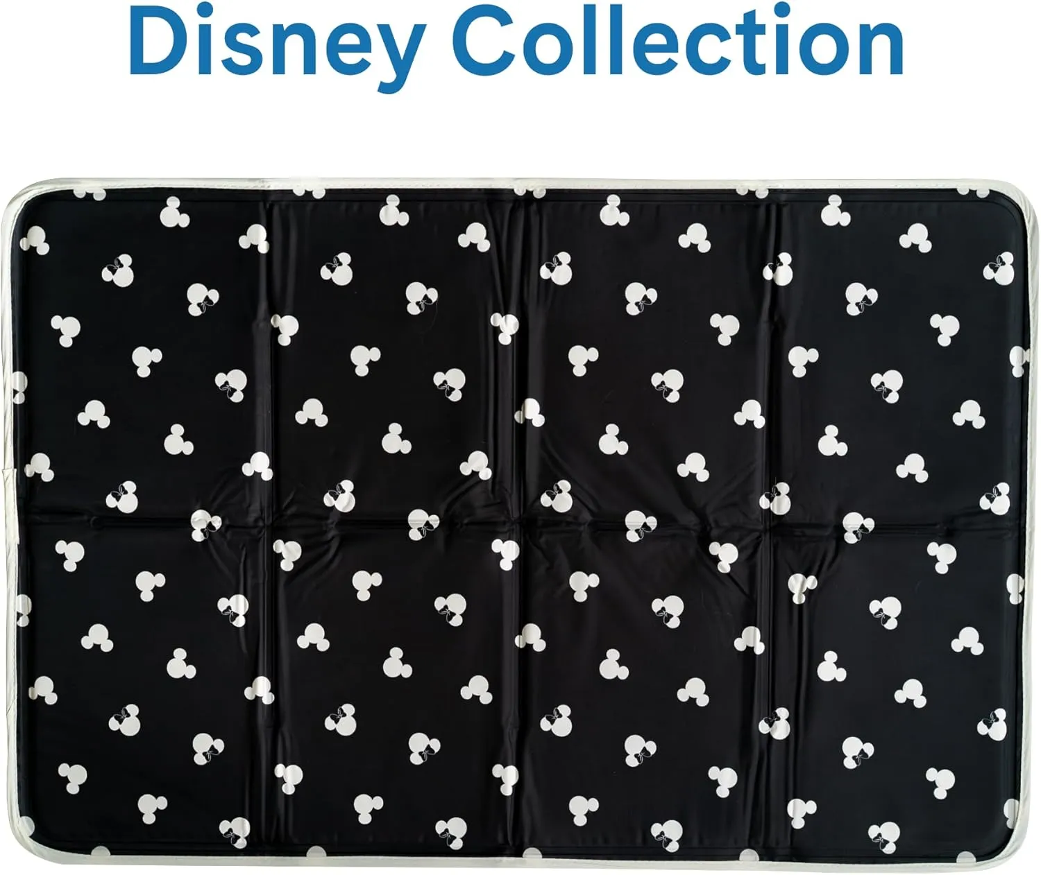 The Green Pet Shop Cool Pet Pad - Large, Disneys Mickey & Minnie Mouse - Self-Cooling, Pressure Activated Mat for Dogs & Cats from 0-8 lbs - Non-Toxic Gel, No Water Needed