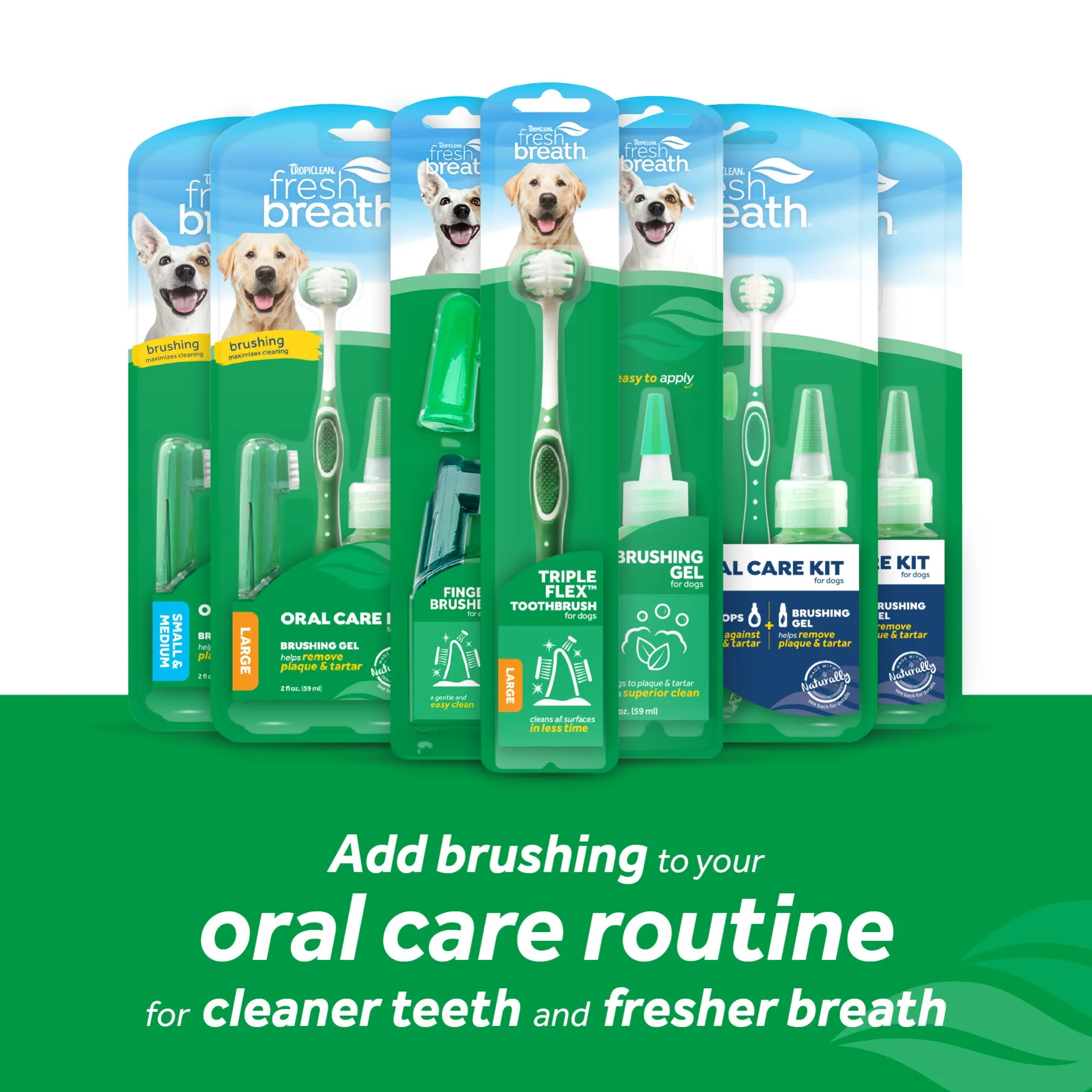 Tropiclean Fresh Breath Oral Care Kit for Puppies