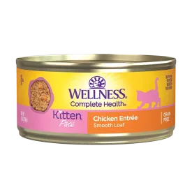 Wellness Paté Kitten Chicken Entrée,Wet Cat Food, Case of 24