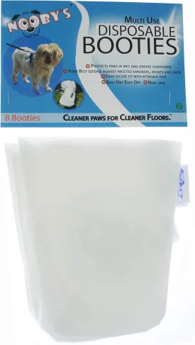 Wound Recovery Dog Boots 8-Pack by Nooby's. Protects Wounds, Bandages and medications. Medical Dog Booties for Maximum Protection Indoors and During Short Walks. (XL: 4.5" - 5.5" Width)